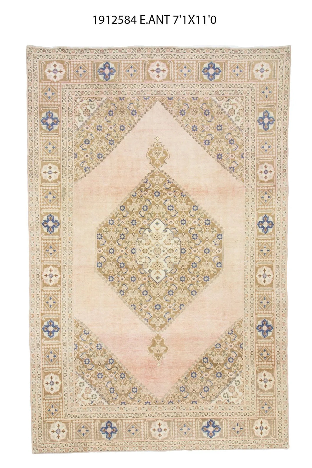 7x11 Old & Vintageturkish Area Rug