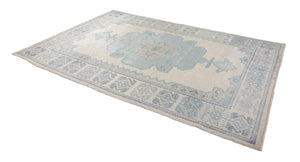 7x9 Modern Oushak Area Rug