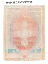 7x9 Old & Vintage Tukish Area Rug