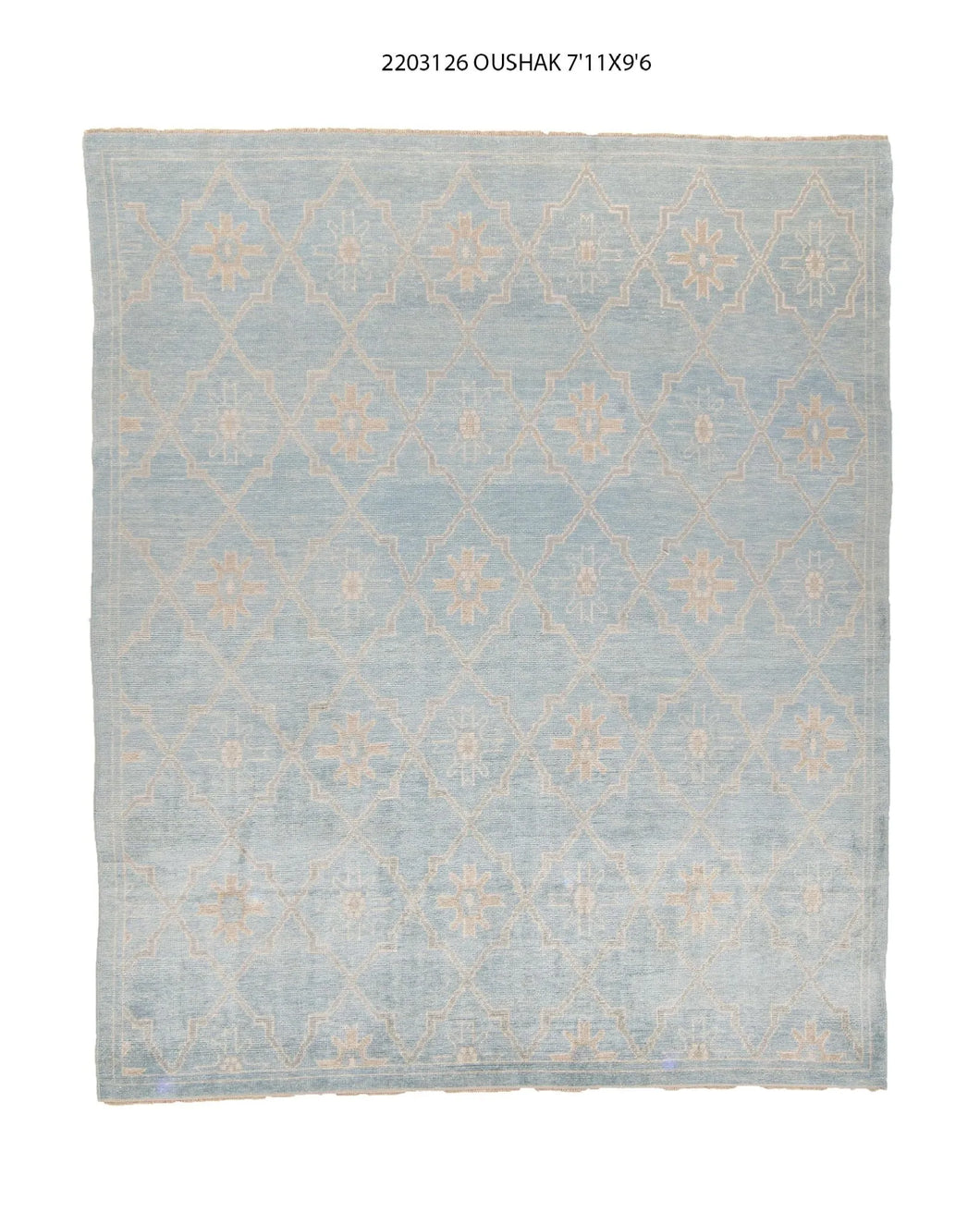 8x10 Modern Oushak Area Rug