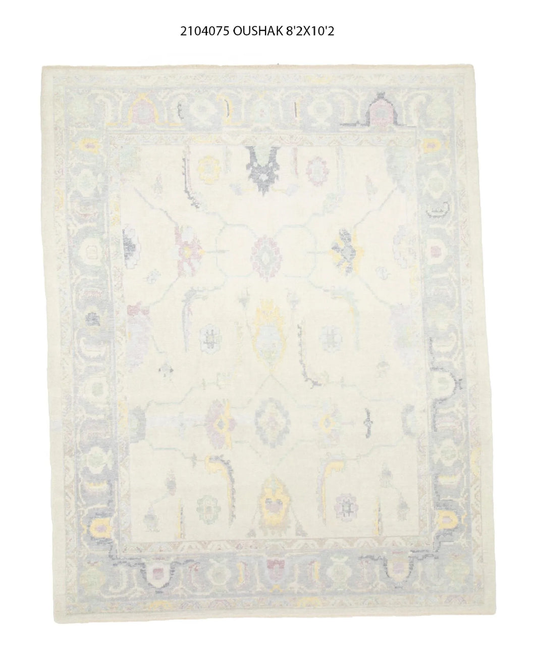 8x10 Modern Oushak Area Rug