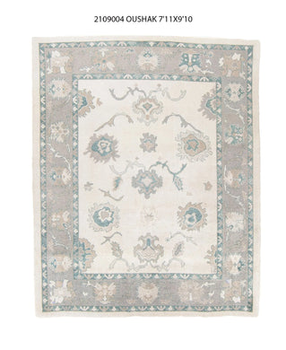 8x10 Modern Oushak Area Rug