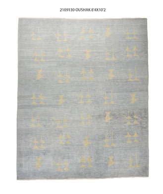 8x10 Modern Oushak Area Rug