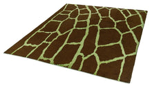 8x10 Modern Tulu Turkish Area Rug