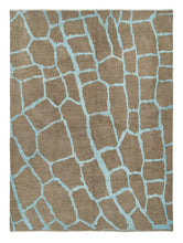 8x11 Brown Modern Turkish Area Rug