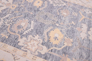 8x11 Modern Oushak Area Rug