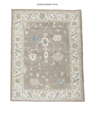 8x11 Modern Oushak Area Rug