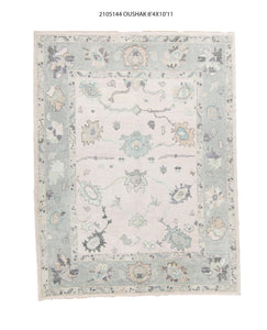 8x11 Modern Oushak Area Rug