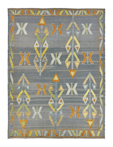 8x11 Modern Turkish Area Rug