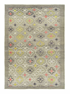 8x12 Colorful Modern Turkish Area Rug