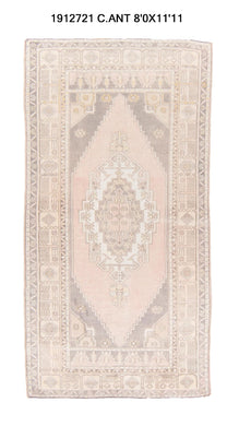 8x12 Old & Vintage Turkish Area Rug
