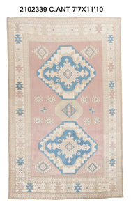 8x12 Old & Vintage Turkish Area Rug