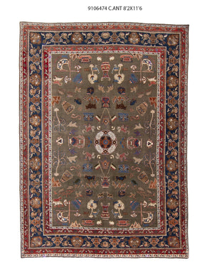 8x13 Old & Vintage Turkish Area Rug