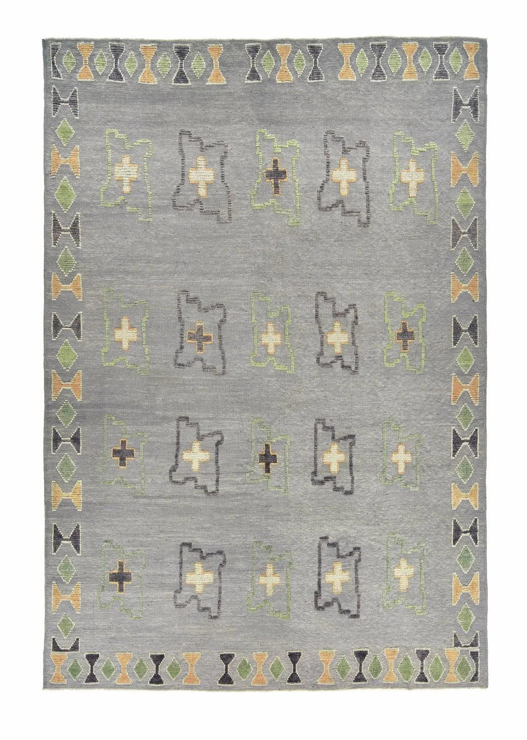 8x13 Colorful Modern Turkish Area Rug