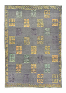 8x13 Contemporary Modern Turkish Area Rug