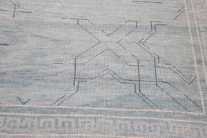 8x9 Modern Oushak Area Rug