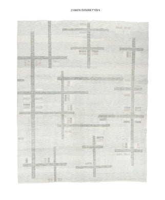 8x9 Modern Oushak Area Rug