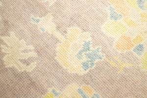 9x10 Blue Modern Oushak Area Rug