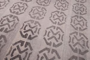 9x10 Modern Oushak Area Rug