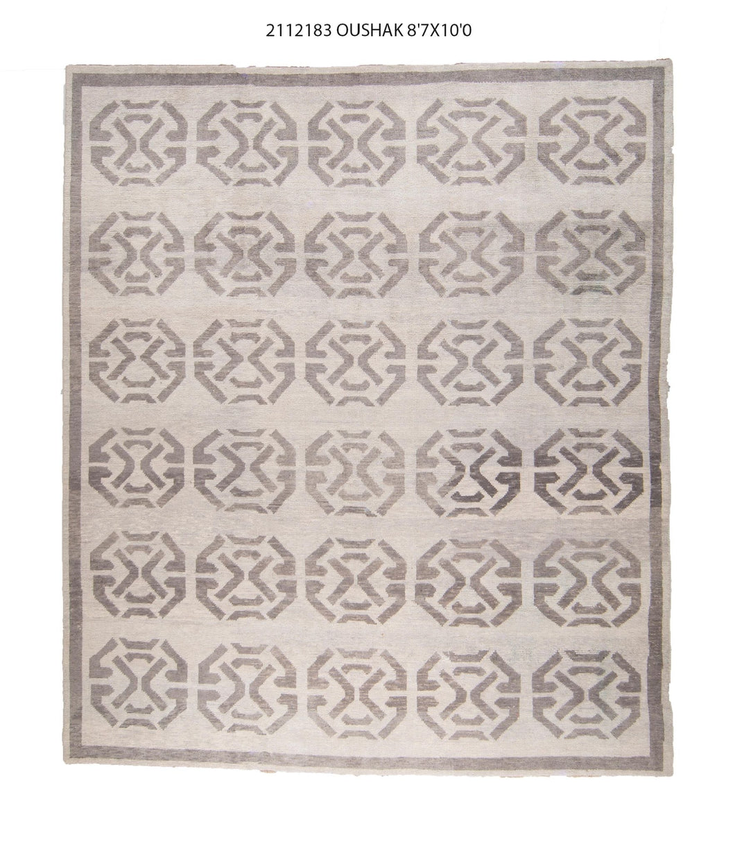9x10 Modern Oushak Area Rug