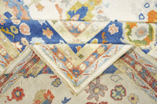 9x11 Beige Modern Oushak Area Rug