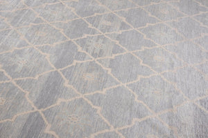 9x11 Modern Oushak Area Rug