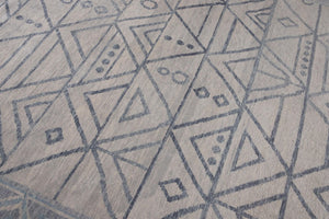 9x11 Modern Oushak Area Rug