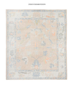 9x11 Modern Oushak Area Rug