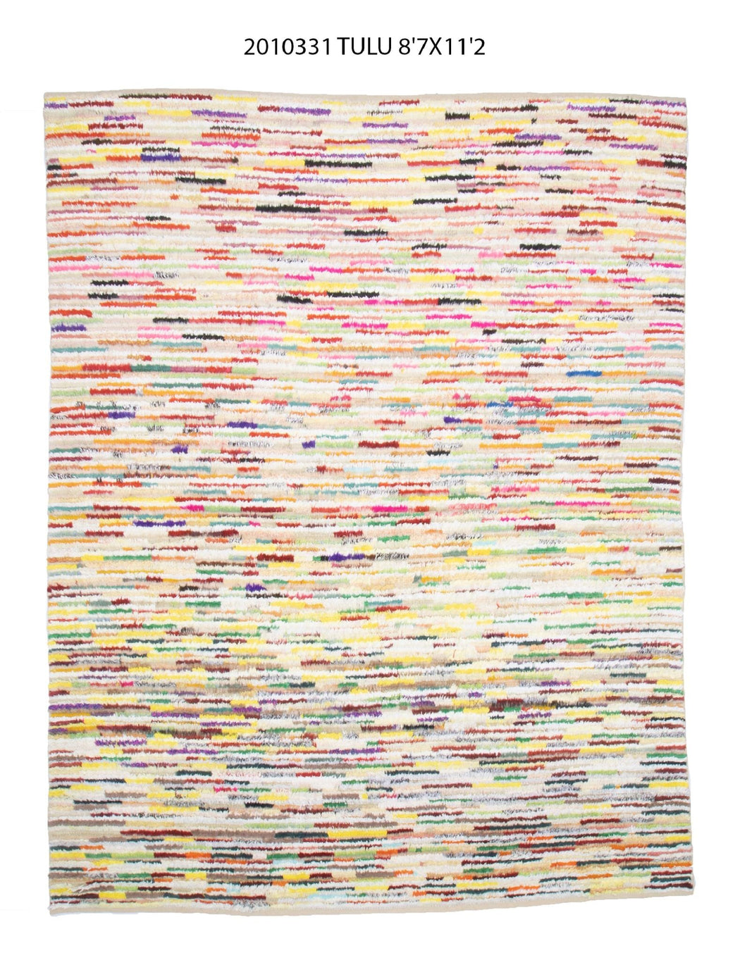 9x11 Modern Tulu Area Rug