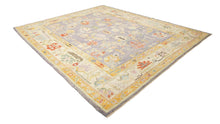 9x11 Purple Vintage Oushak Area Rug