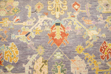 9x11 Purple Vintage Oushak Area Rug