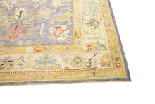 9x11 Purple Vintage Oushak Area Rug