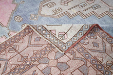 9x12 Colorful Vintage Turkish Area Rug