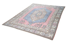 9x12 Colorful Vintage Turkish Area Rug