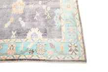 9x12 Moder Oushak Area Rug