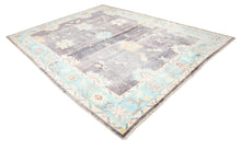 9x12 Moder Oushak Area Rug