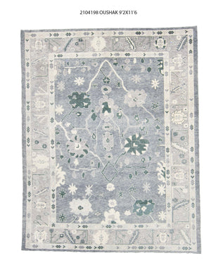 9x12 Modern Oushak Area Rug