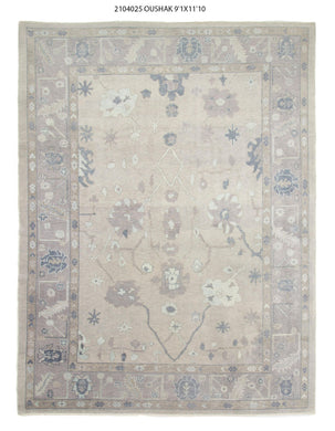 9x12 Modern Oushak Area Rug