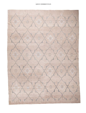 9x12 Modern Oushak Area Rug
