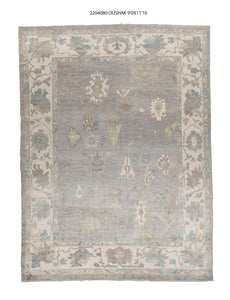 9x12 Modern Oushak Area Rug