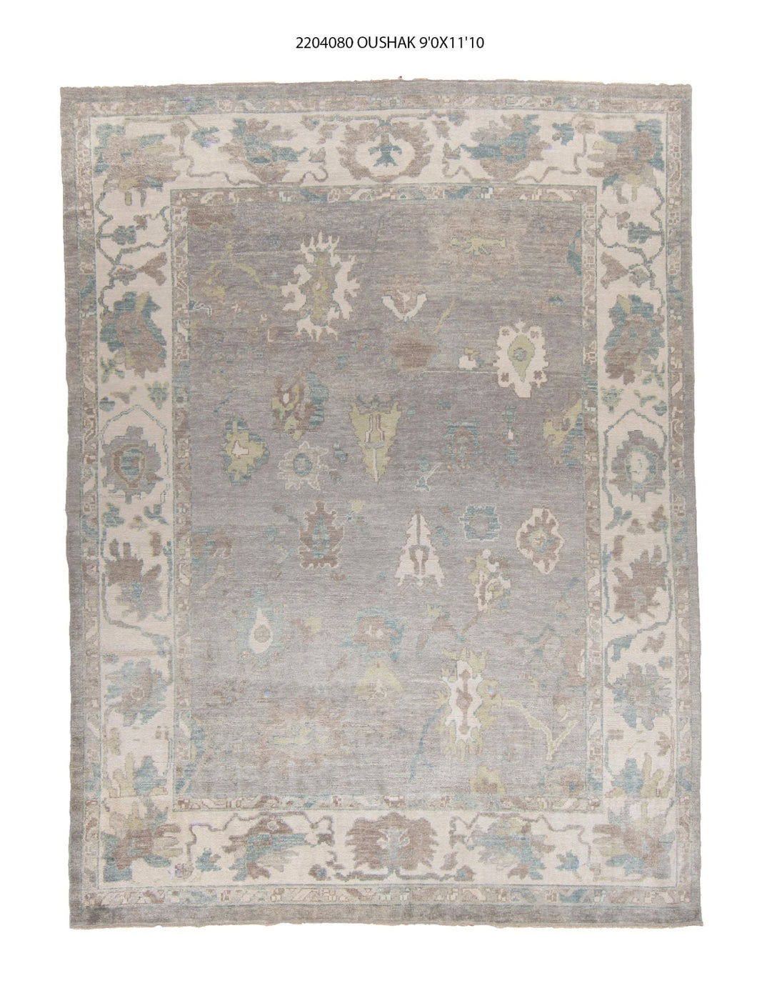 9x12 Modern Oushak Area Rug