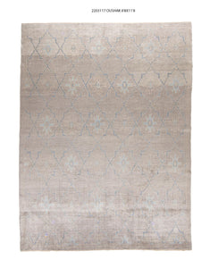 9x12 Modern Oushak Area Rug