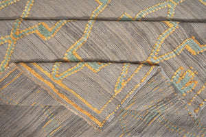 9x12 Soft Modern Turkish Area Kilim Rug