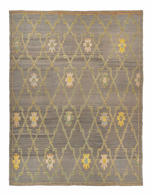 9x12 Soft Modern Turkish Area Kilim Rug