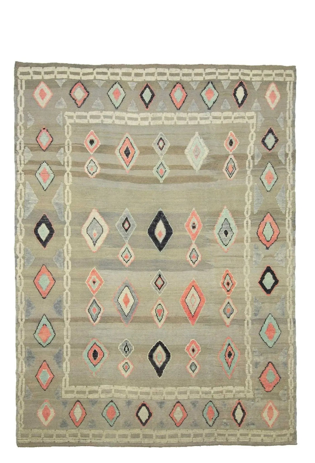 9x12 Colorful Modern Turkish Area Rug