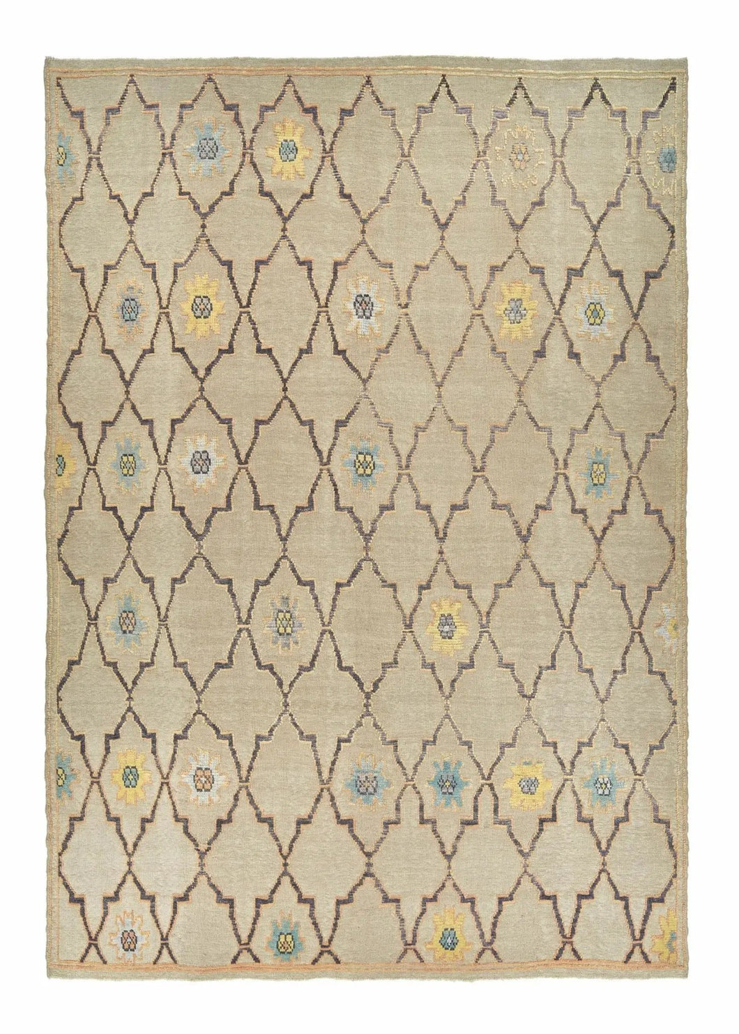 9x13 Colorful Modern Turkish Area Rug