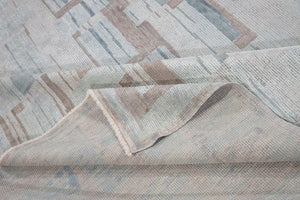 9x13 Modern Oushak Area Rug