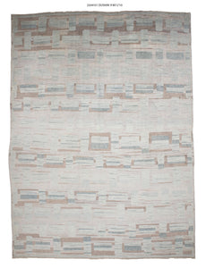 9x13 Modern Oushak Area Rug