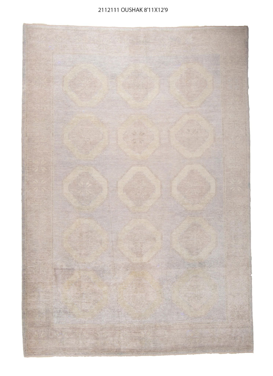 9x13 Modern Oushak Area Rug