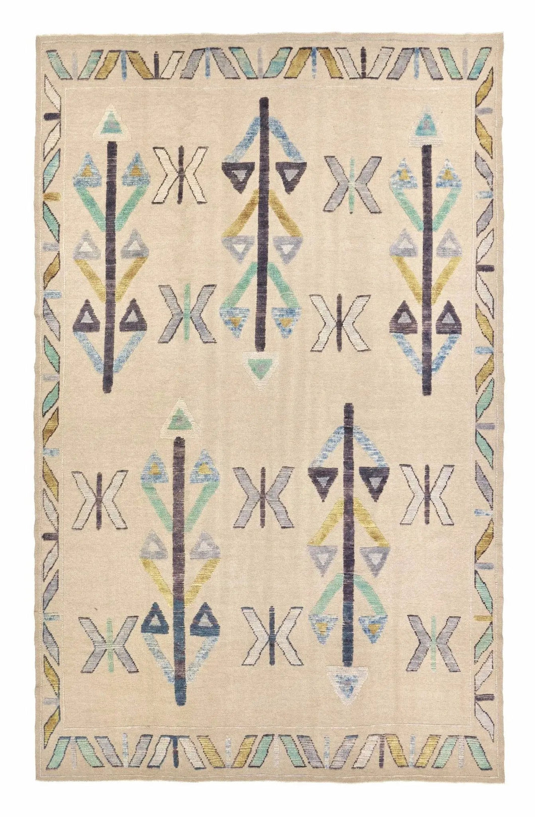 9x14 Modern Turkish Area Rug